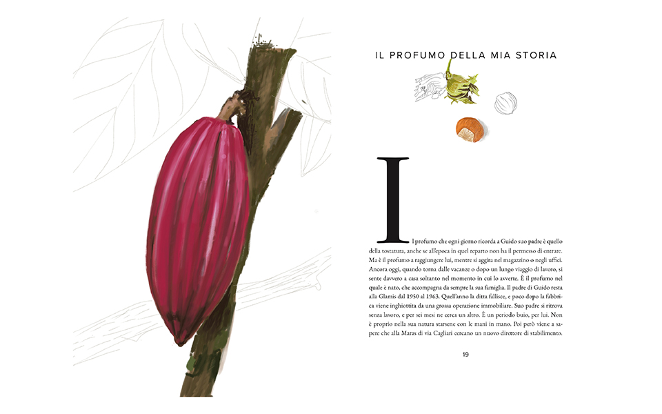 Apertura di capitolo con illustrazione originale e narrazione editoriale vista mobile