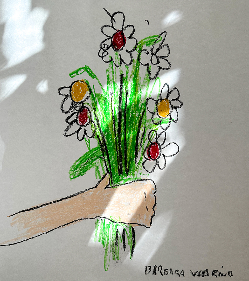 Concept illustrativo Mom, segno essenziale e diretto per celebrare la maternità