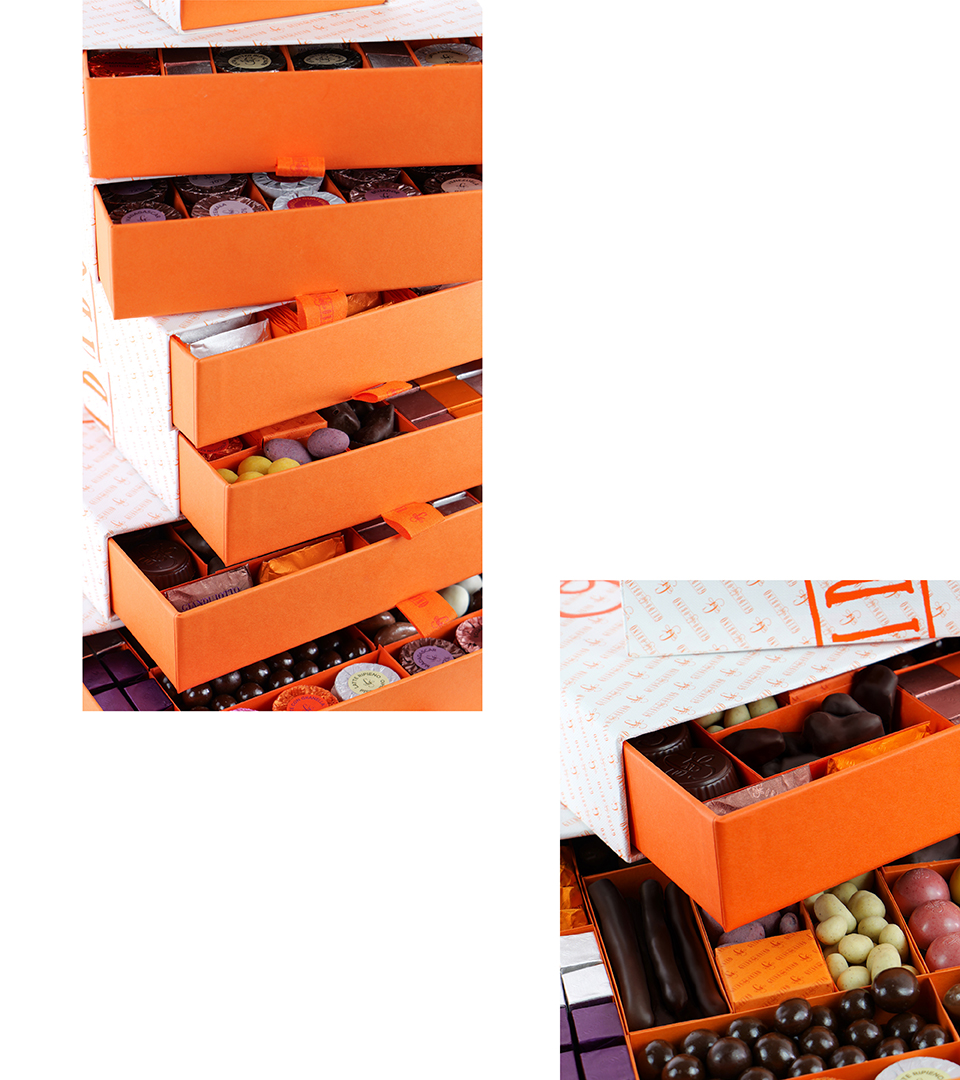 Formati multipli della nuova linea packaging Guido Gobino